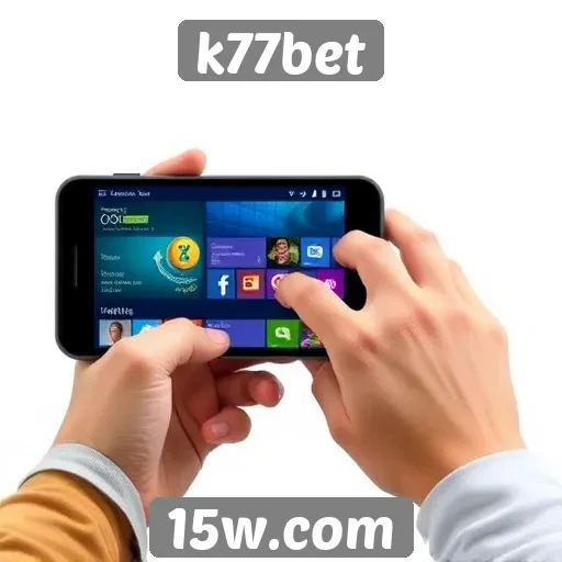 Experiência do usuário no k77bet em dispositivos móveis