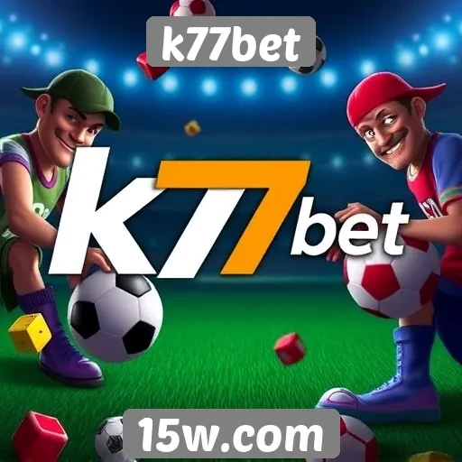 Variedade de jogos disponíveis no k77bet